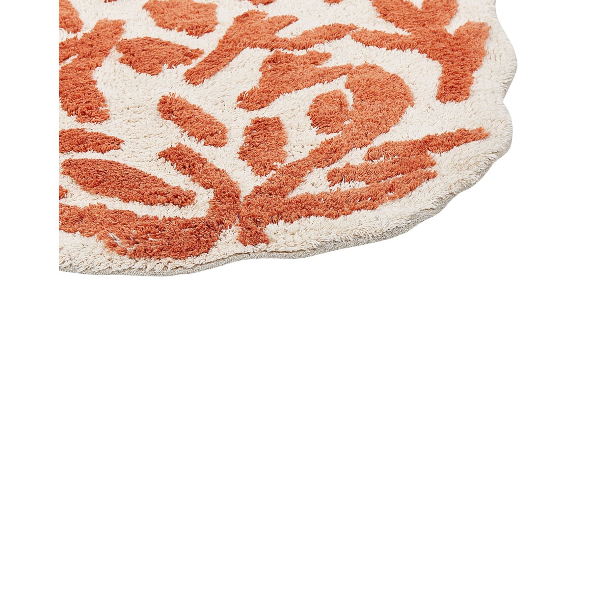 Dywanik łazienkowy bawełniany 60 x 90 cm pomarańczowy DERIK