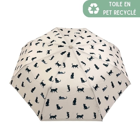 Składany parasol automat CHAT NOIR