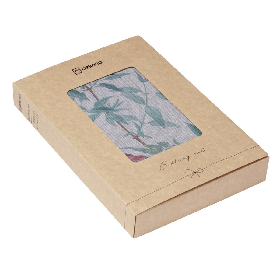 Komplet pościeli bawełnianej Leafy Charm 220x200cm, 220 x 200 cm