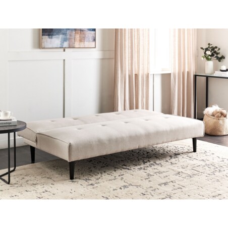 Sofa rozkładana jasnobeżowa VISBY