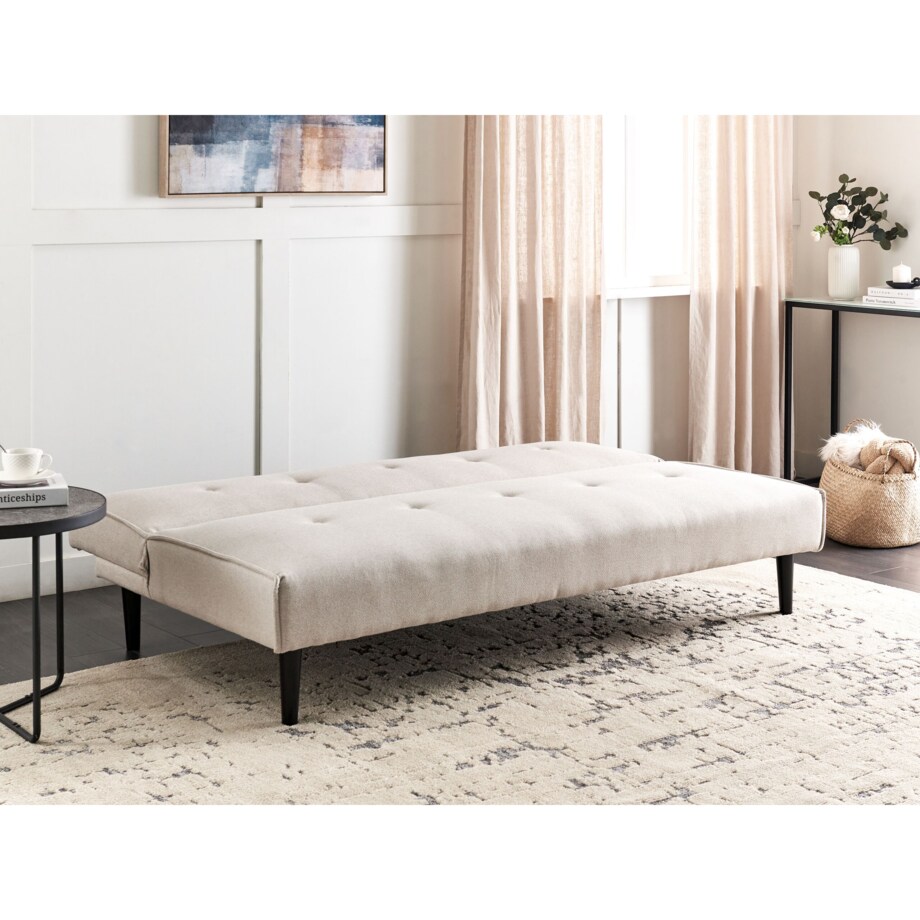 Sofa rozkładana jasnobeżowa VISBY