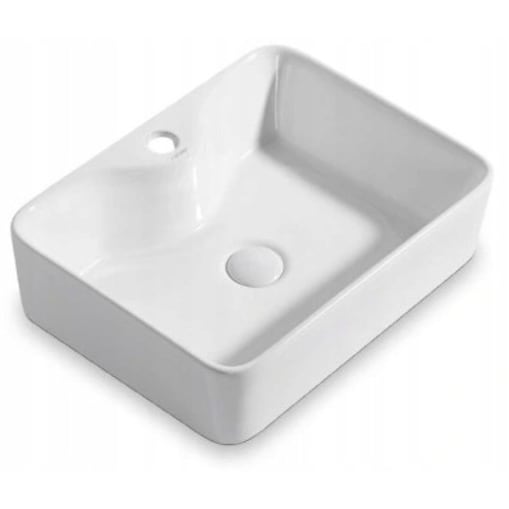 Umywalka nablatowa ceramiczna 47x37cm