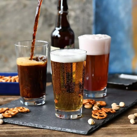 Szklanki Pokale Kufle do Piwa Krosno Pure 530 ml