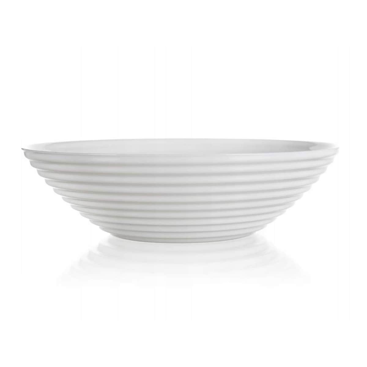 6 x 20 cm TALERZ GŁĘBOKI HARENA luminarc BIAŁE TALERZE NA ZUPĘ JEDZENIE