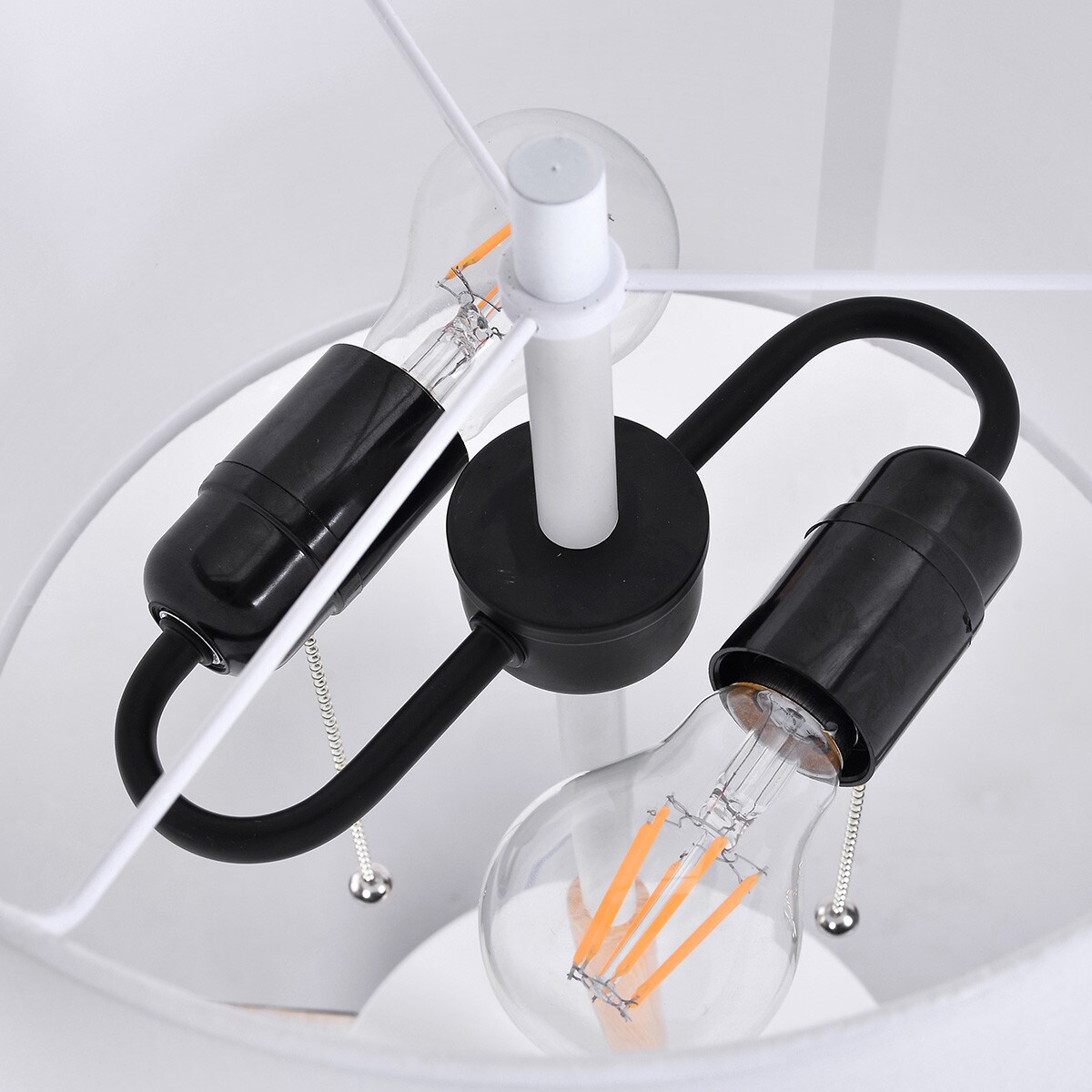 Lampa stojąca Light Prestige Fogo biały 2 x E27 1 szt.