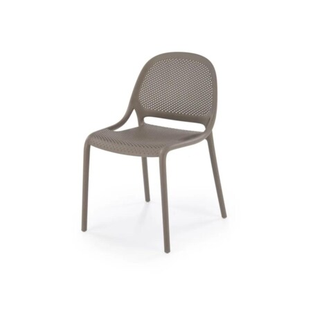 Krzesło K532 khaki z tworzywa PVC