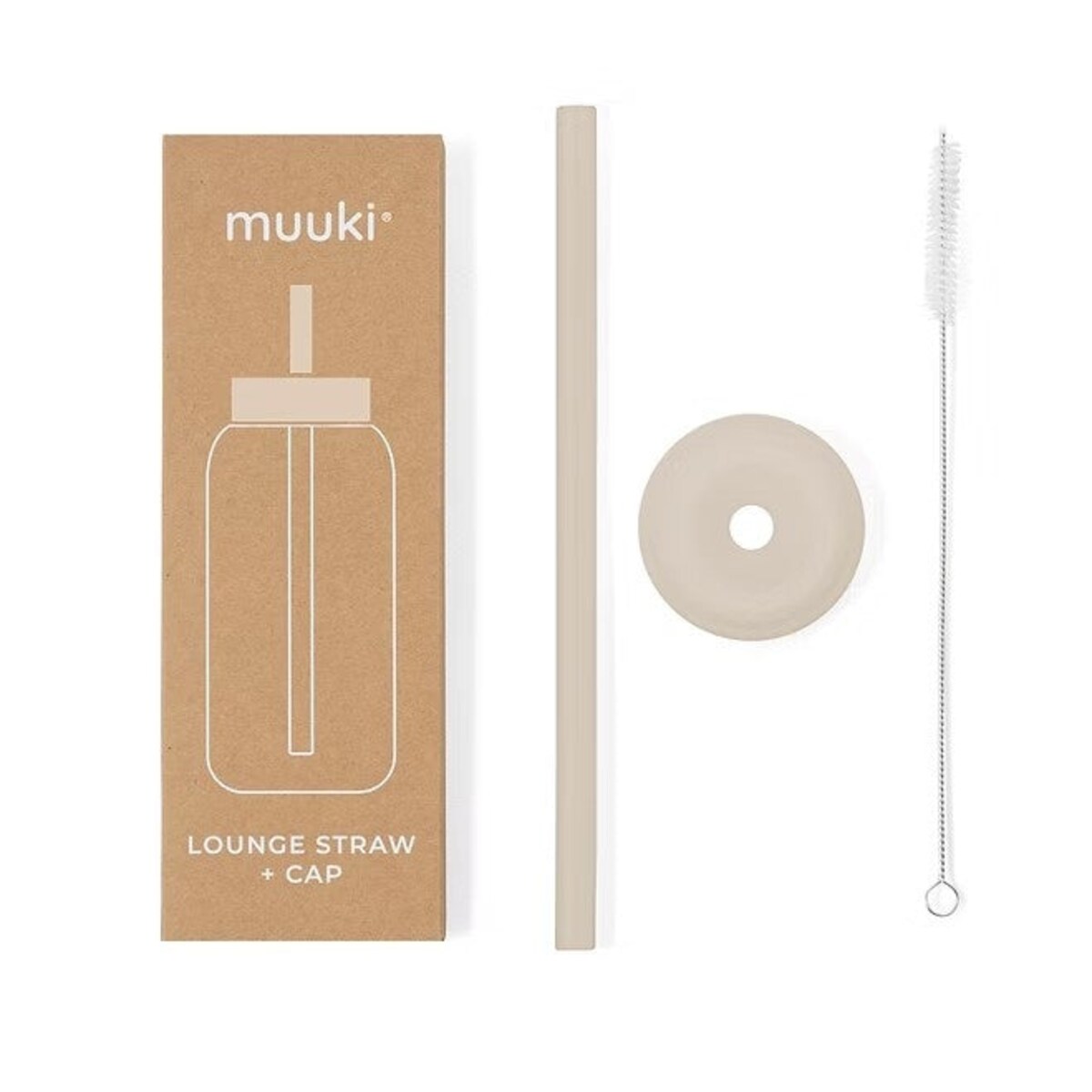 MUUKI słomka do butelki 720 ml, Summer Sand