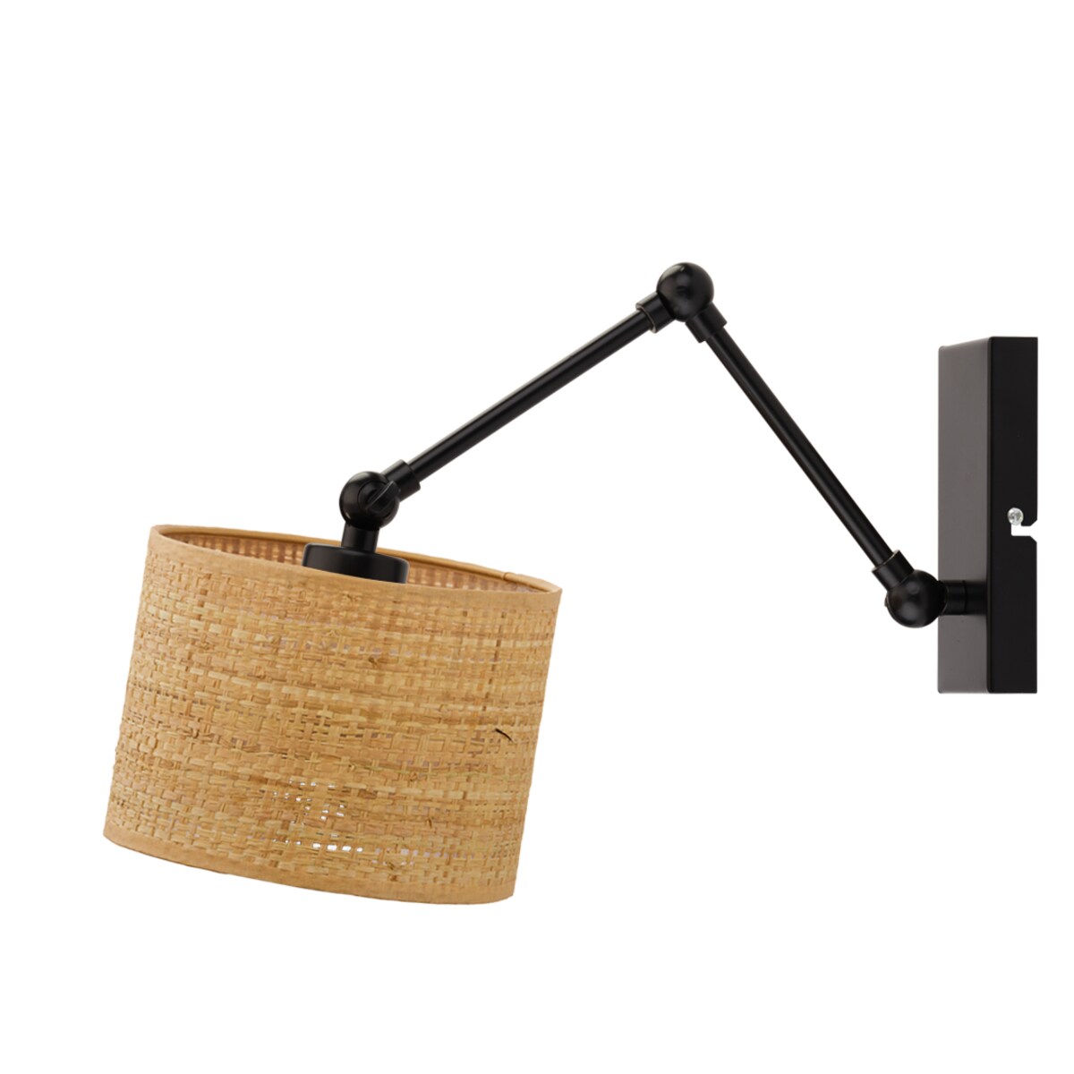 Kinkiet przegubowy lampa ścienna lampa na ścianę regulowany z abażurem walec SOUL