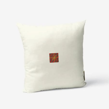 Poduszka świąteczna -Minimalistyczny prezent