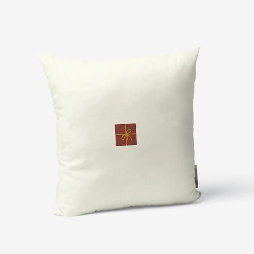 Poduszka świąteczna -Minimalistyczny prezent