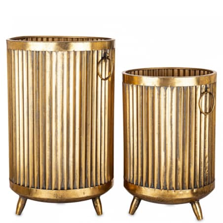 Osłonka - 2 szt. złote 55x34cm i 44,5x29 NAYANA-2 wysokie