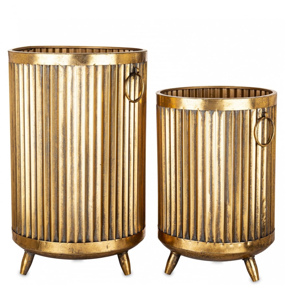 Osłonka - 2 szt. złote 55x34cm i 44,5x29 NAYANA-2 wysokie