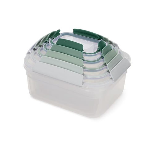 Zestaw 5 pojemników Nest Lock Sage, Joseph Joseph