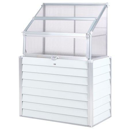 Szklarnia balkonowa NOVOLI Złamana biel 62 cm