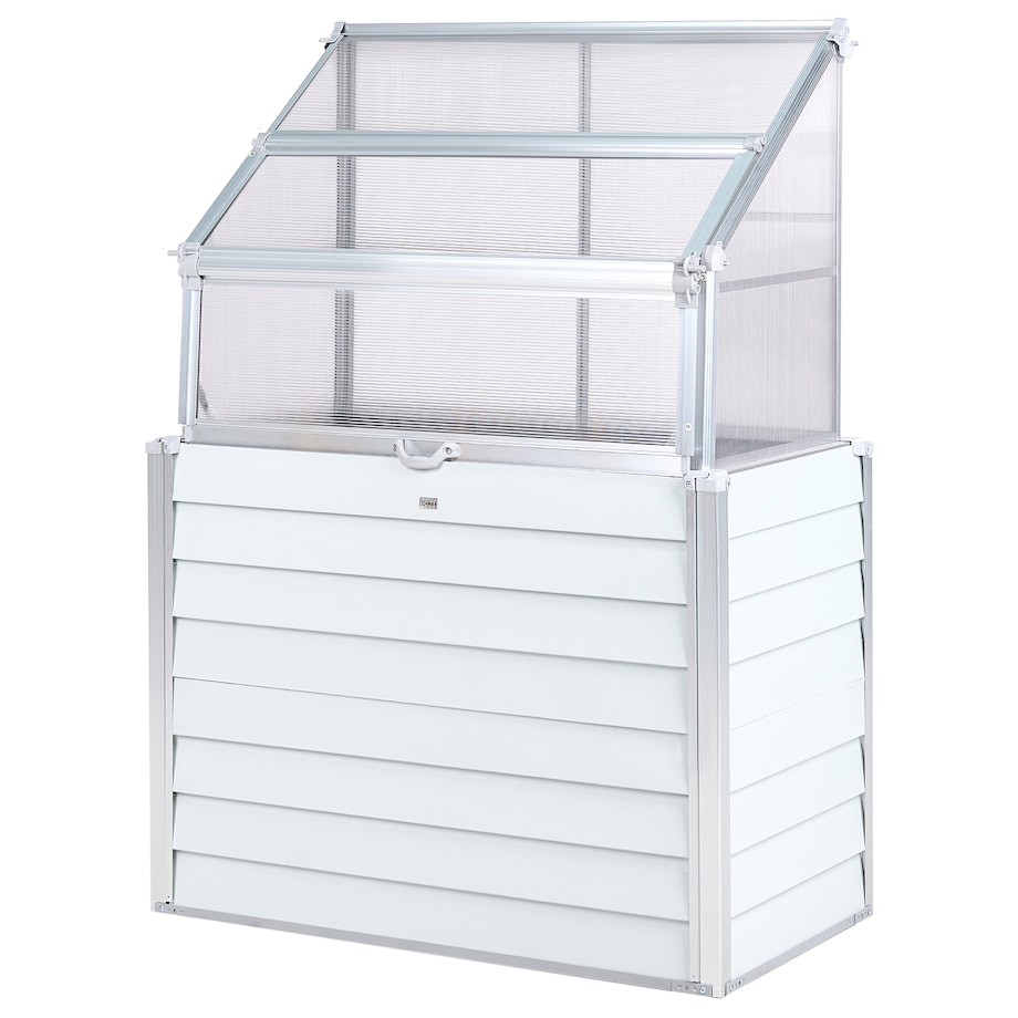 Szklarnia balkonowa NOVOLI Złamana biel 62 cm