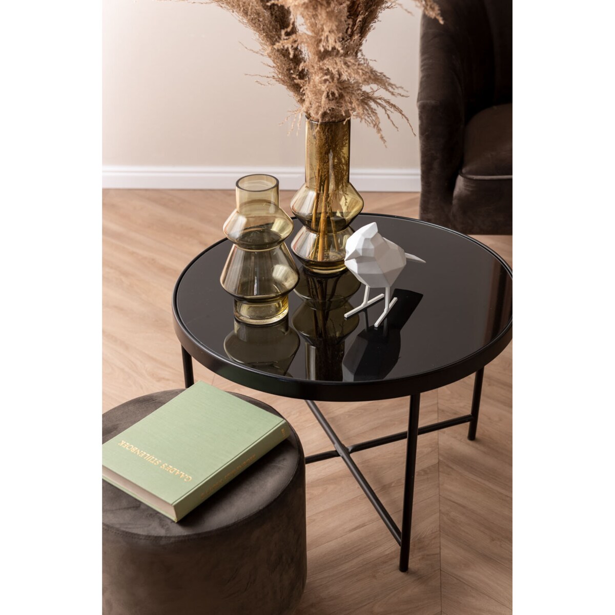 Wazon z zielonego szkła, BLUSH, Ø 13 cm