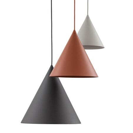 Lampa wisząca TK Lighting CONO 6633 czarna 3xE27 do jadalni i salonu regulowana 160 cm