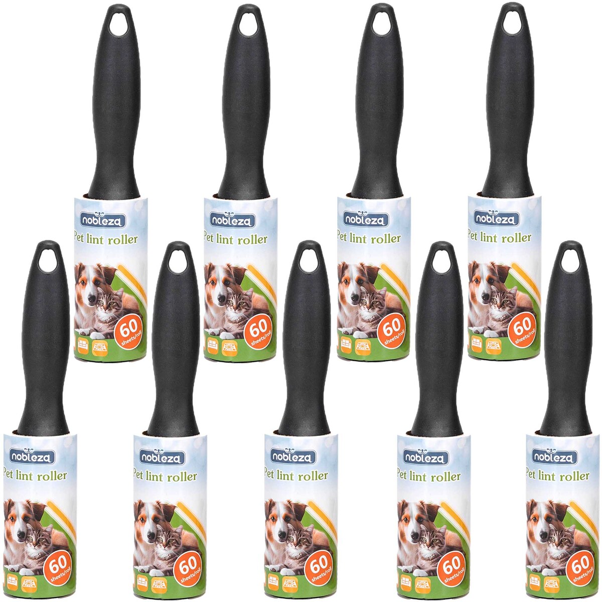 9X Rolka Do Czyszczenia Ubrań Usuwania Sierści Włosów Psa Kota Zwierząt