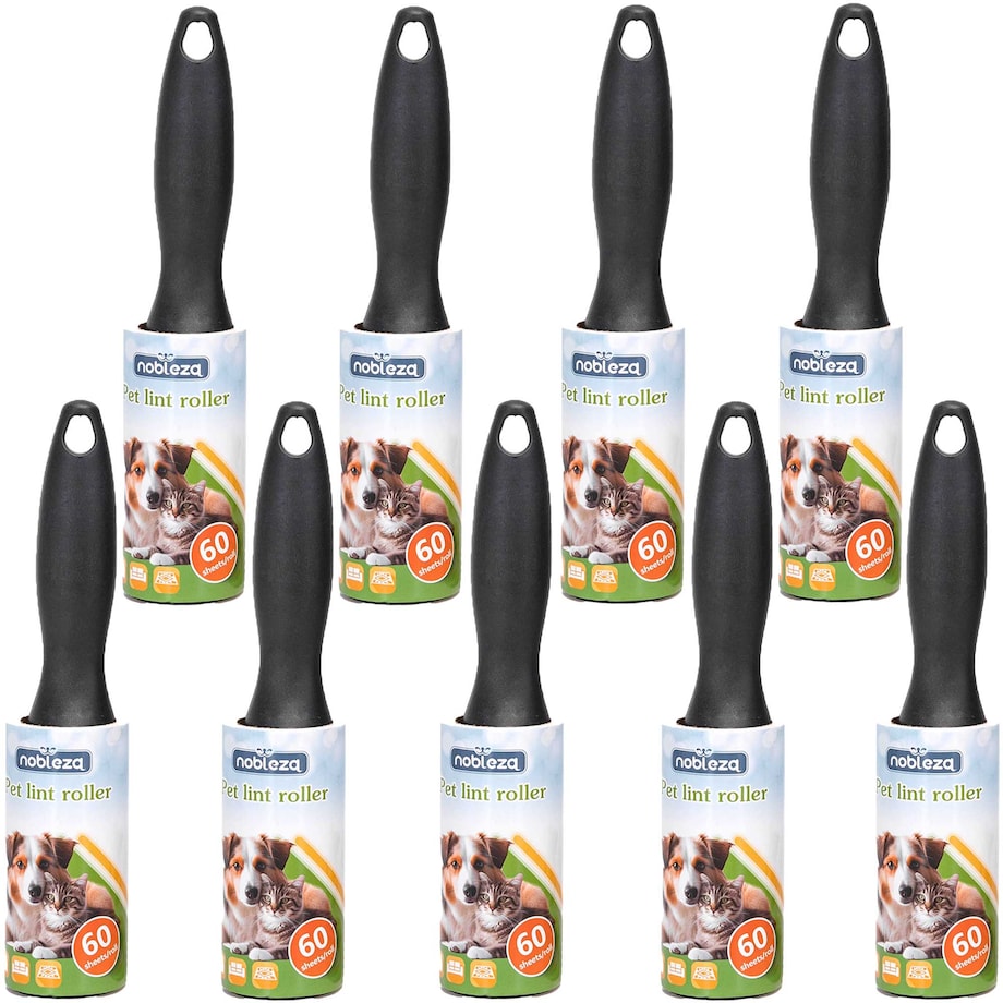 9X Rolka Do Czyszczenia Ubrań Usuwania Sierści Włosów Psa Kota Zwierząt