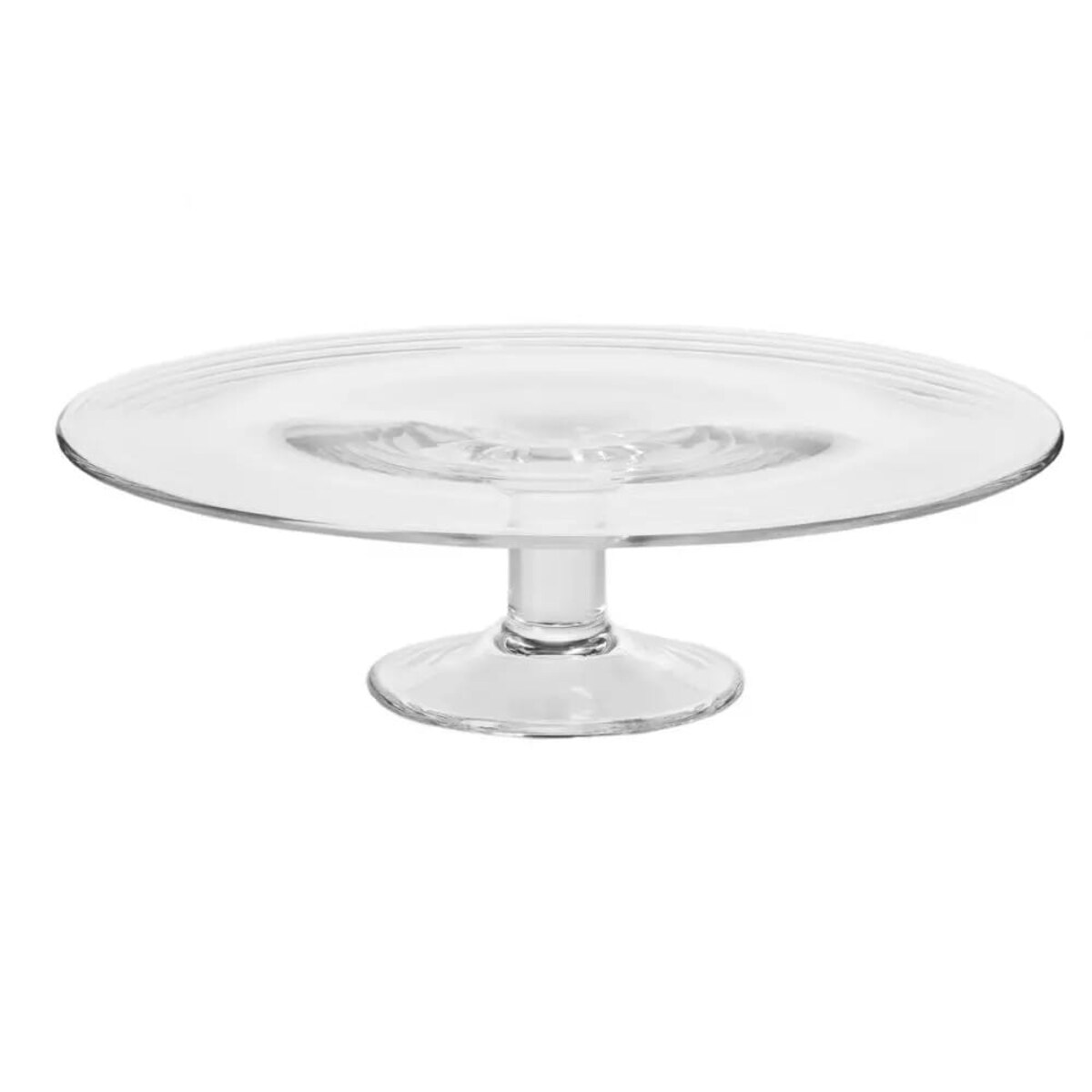 Piękna Elegancka Patera na Tort Ciasta na Nóżce Krosno Servoline 32 cm Duża