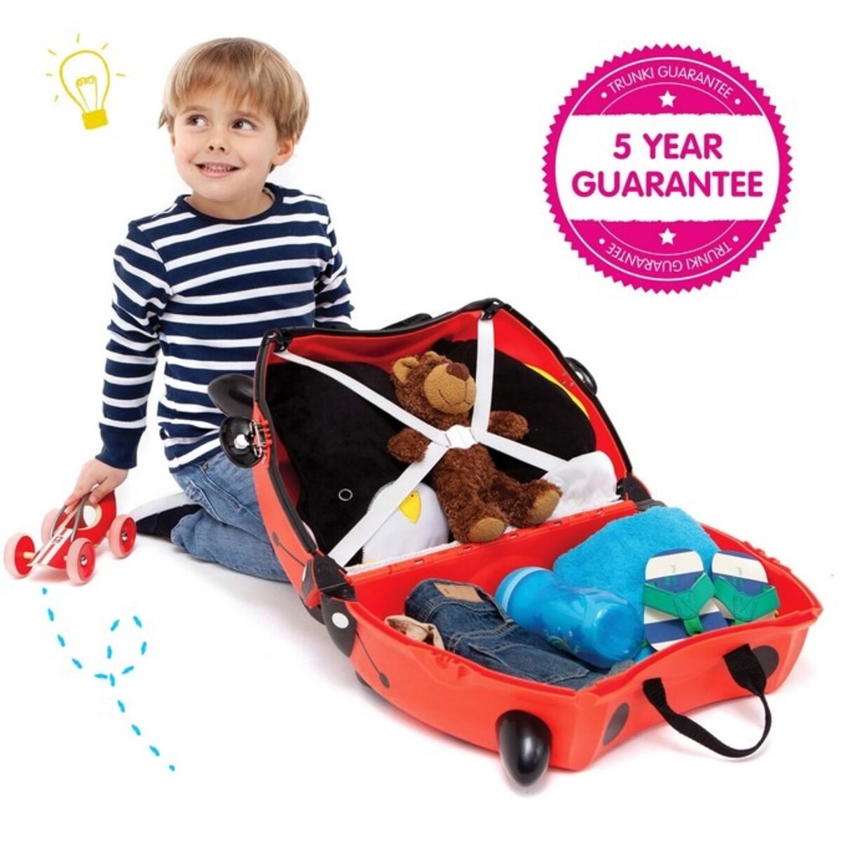 Jeżdżąca walizeczka Trunki - Harley Biedronka