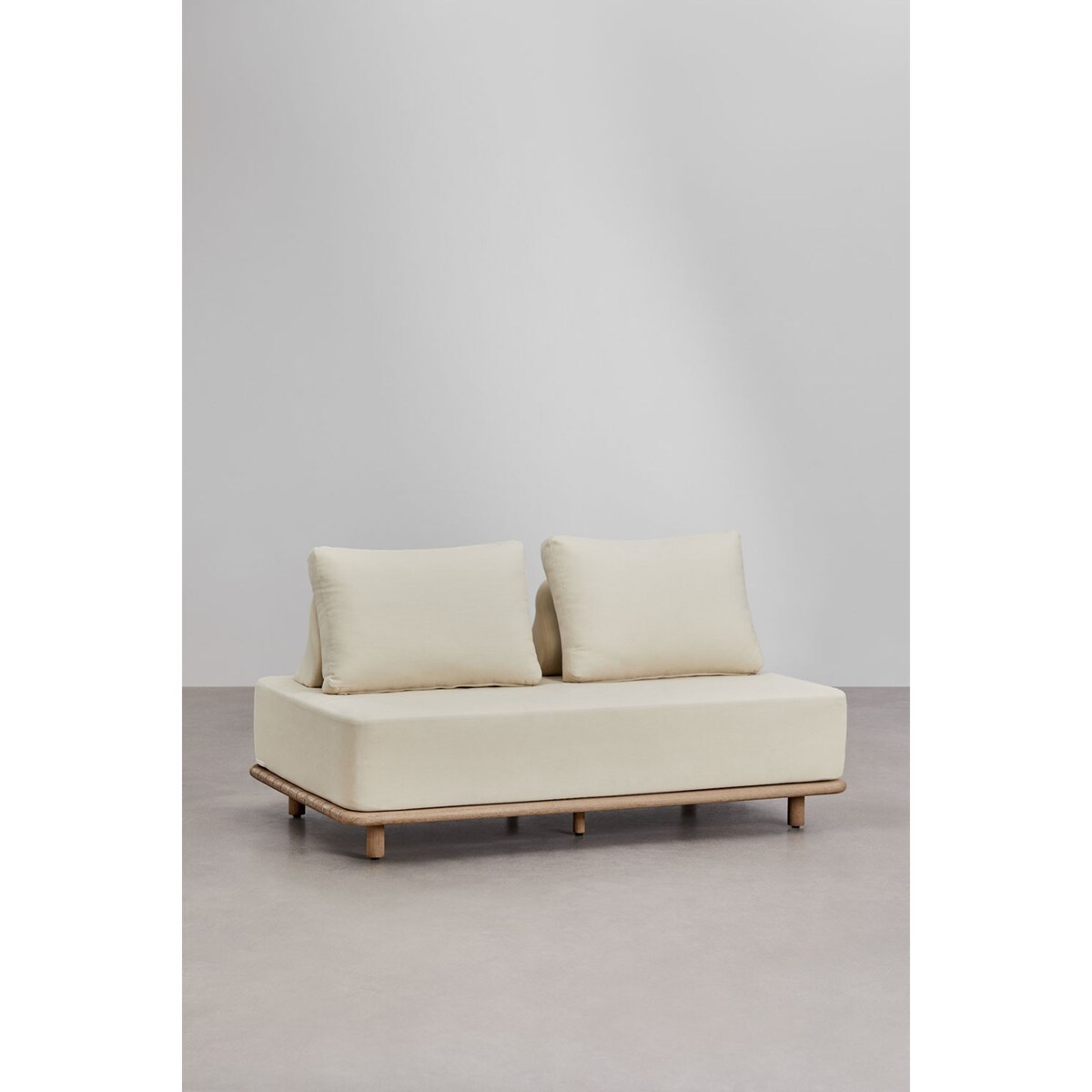 Zestaw ogrodowy: 2-częściow sofa ze stolikiem, fotelem i stolikiem kawowym Portet acacia