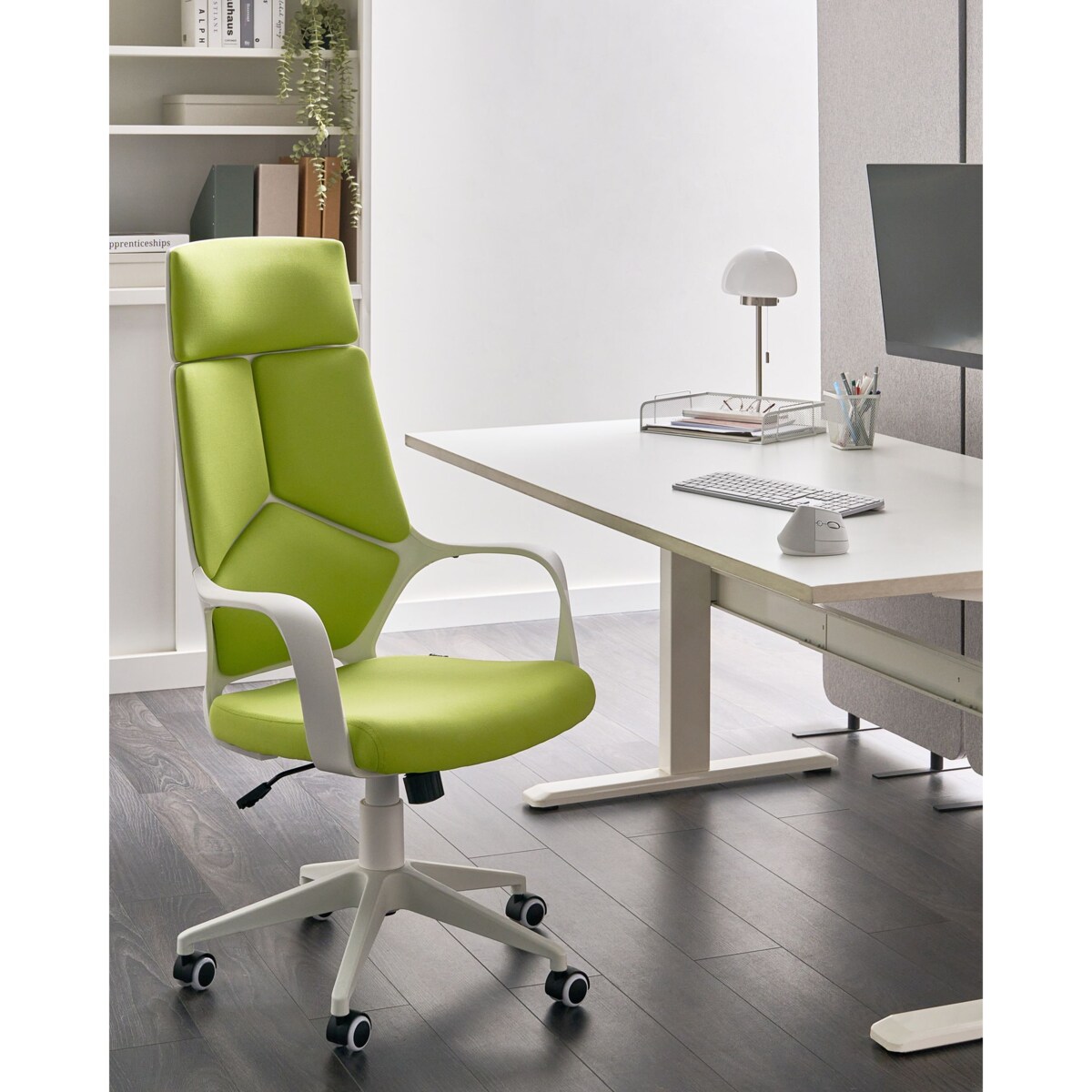 Krzesło biurowe DELIGHT Limonkowy