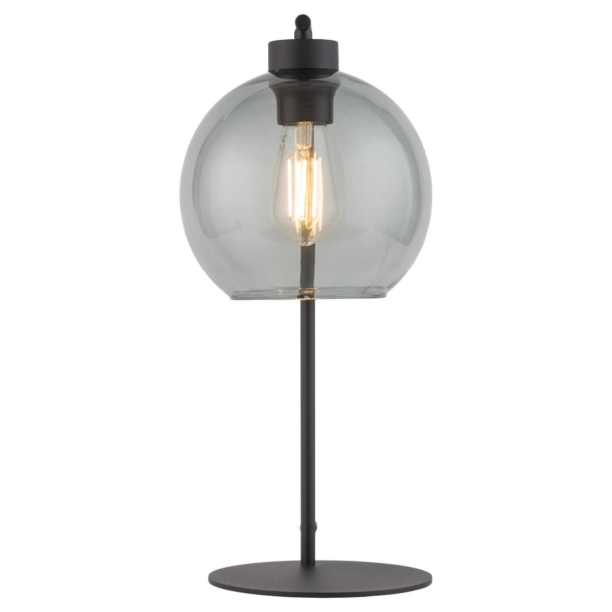 Industrialna lampka nocna kula Cubus 5102 TK Lighting przydymiona