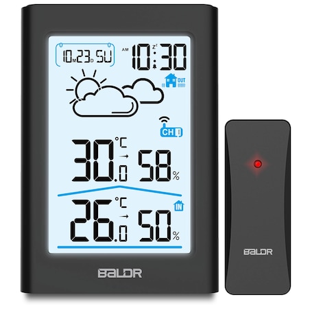 Bezprzewodowa stacja pogodowa pogody higrometr Baldr