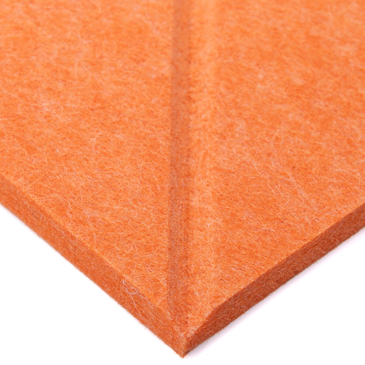 Zestaw 2 szt panel filcowy Felly 40x40 cm płytka kwadrat pomarańczowy