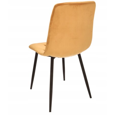 2 X Krzesło Do Jadalni Kuchni Stołu Zestaw Komplet Piado Żółte