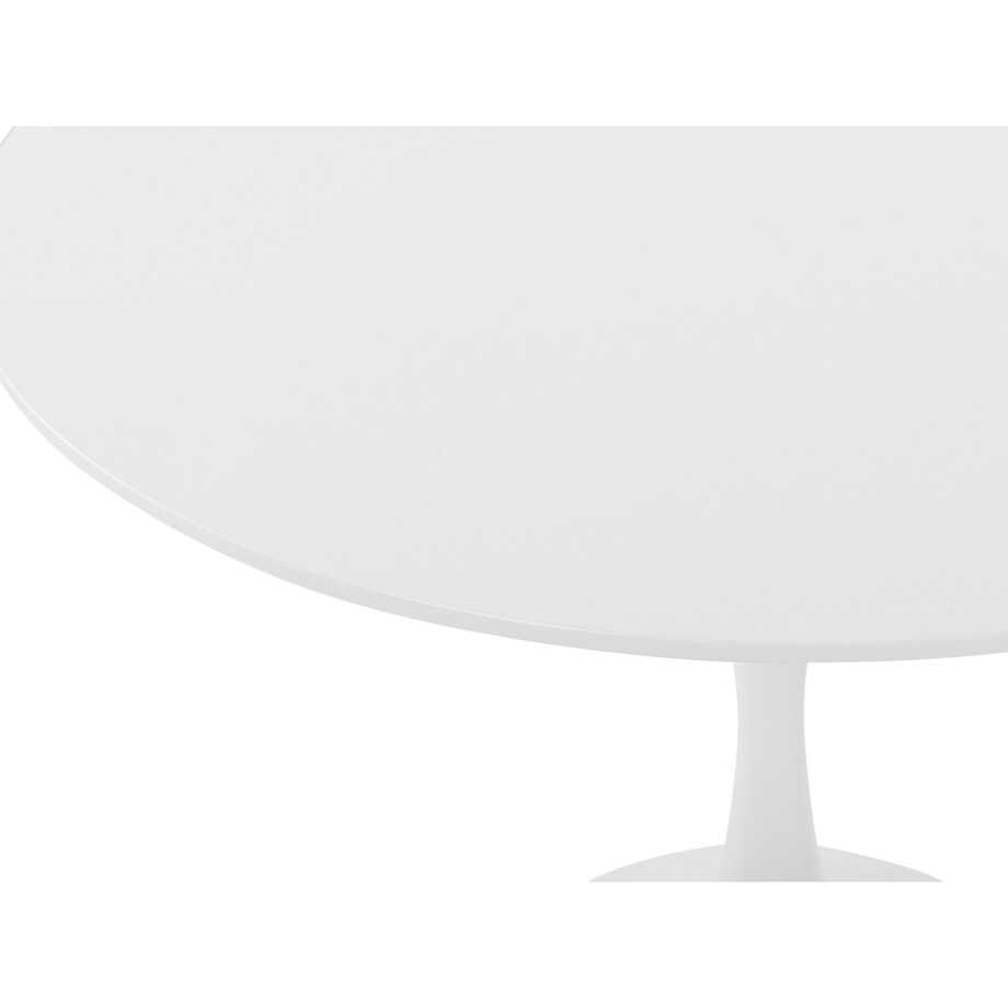 Stół do jadalni okrągły ⌀ 90 cm biały BOCA