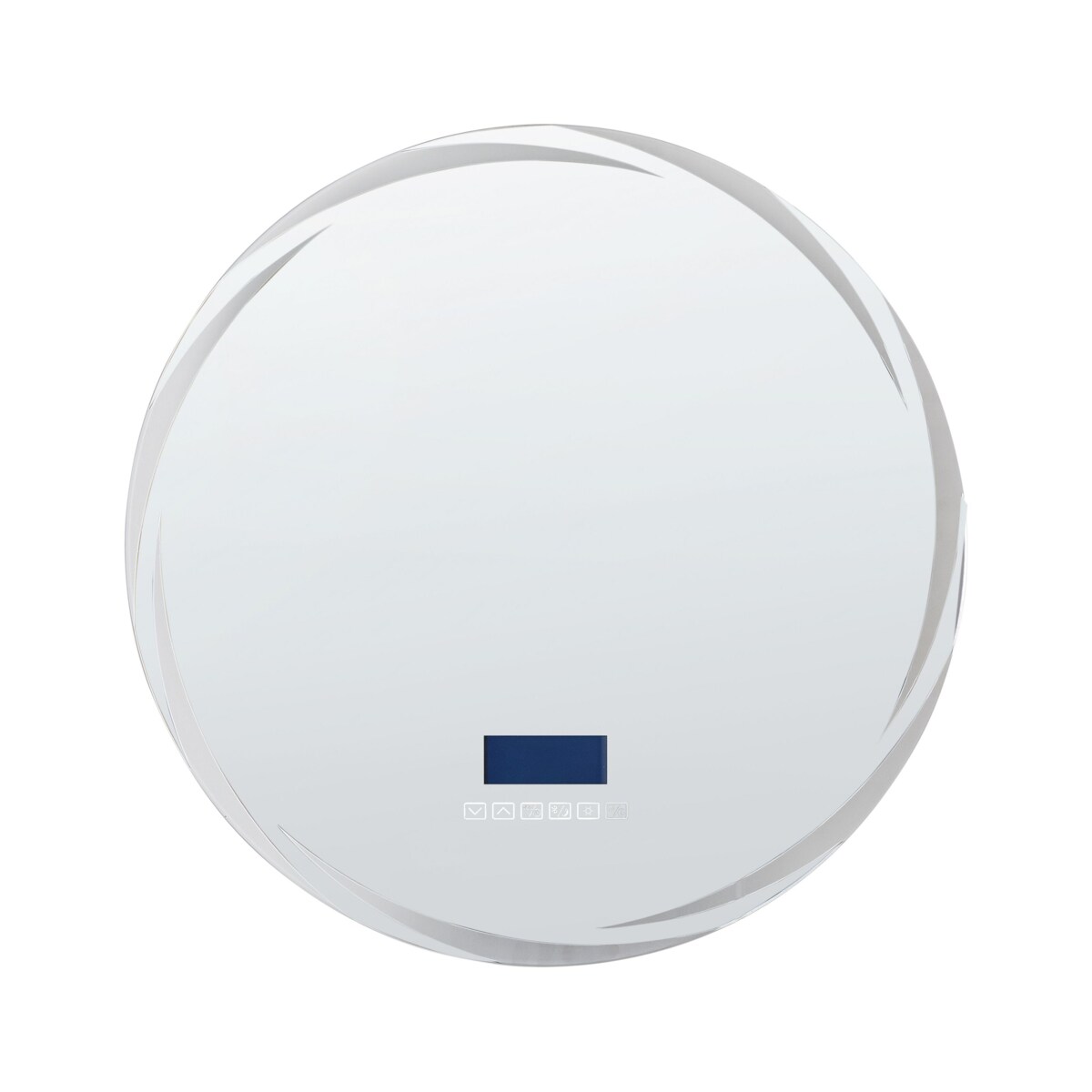 Lustro ścienne LED z głośnikiem Bluetooth 60 cm srebrne TANAY