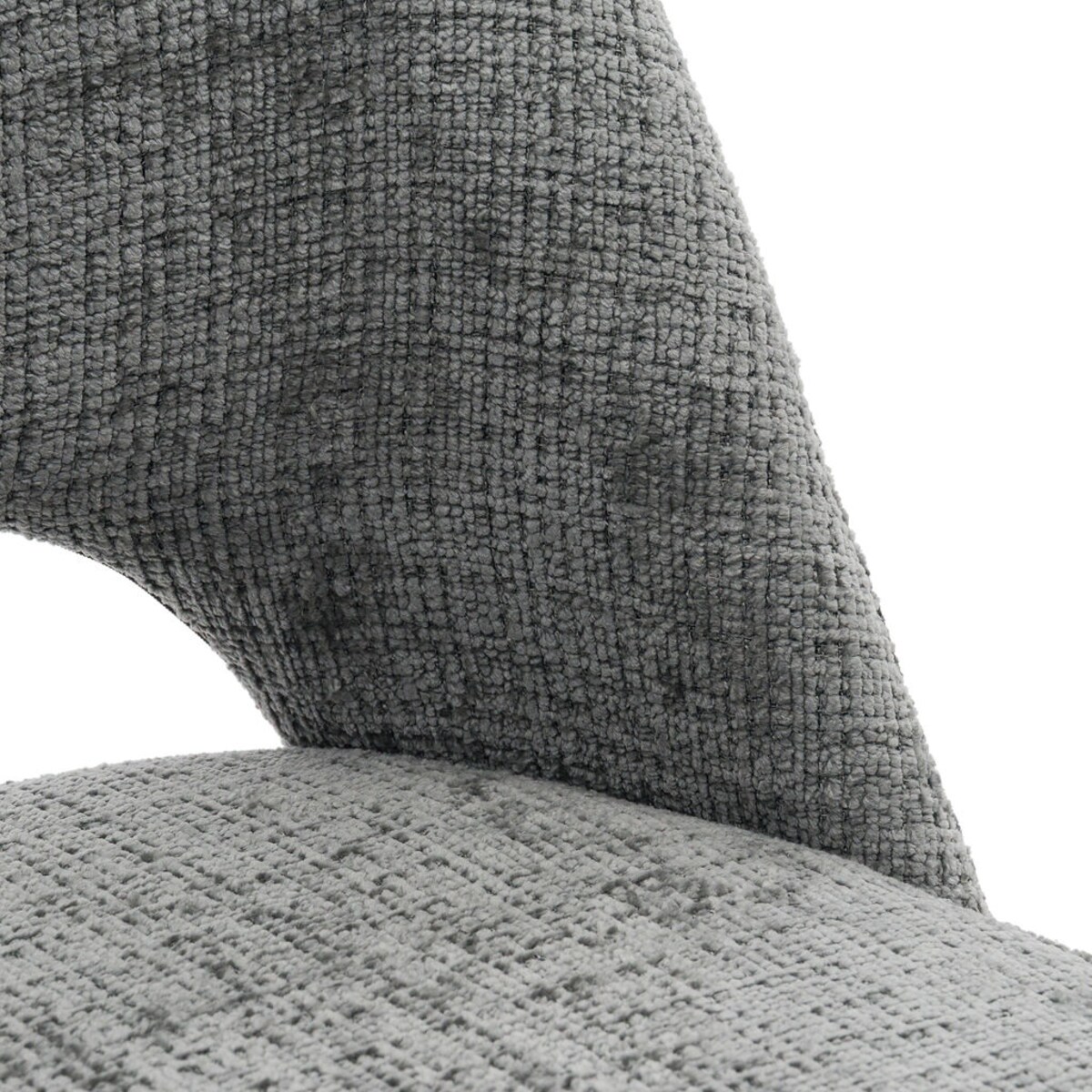 Krzesło tapicerowane MILO ciemny szary do salonu jadalni kuchni