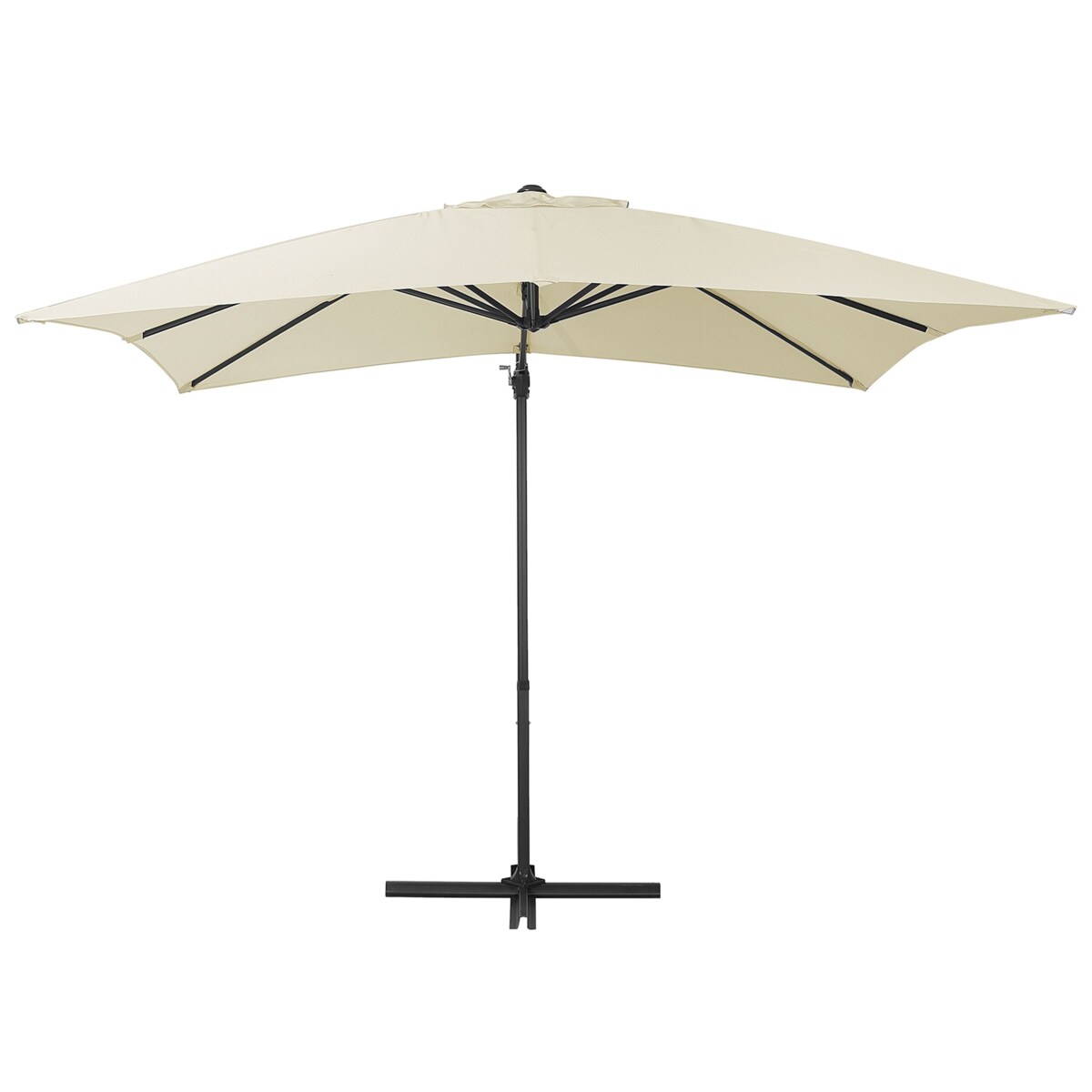 Parasol ogrodowy 250 x 250 cm jasnobeżowy MONZA