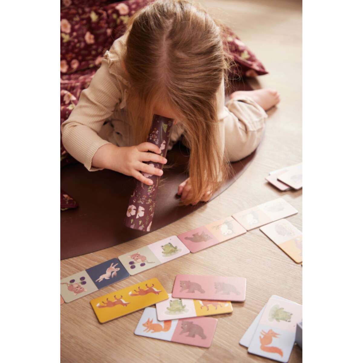 Filibabba Gra Domino Nordic animals