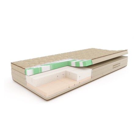 SLEEPMED NATURA PLUS - materac naturalny, piankowy