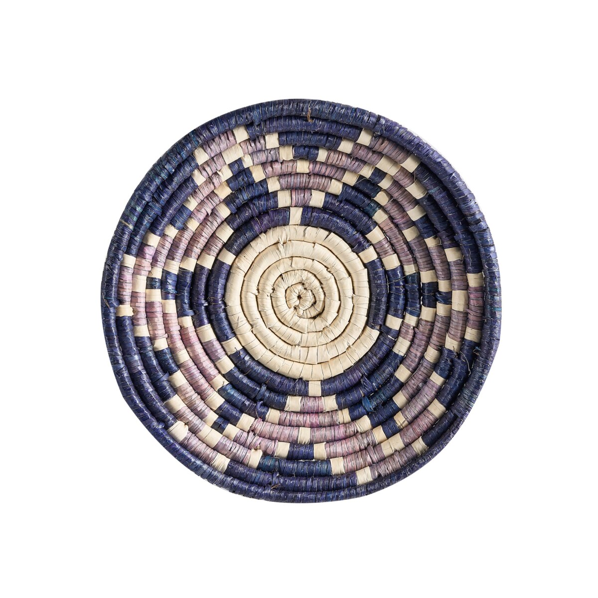 Zestaw 6 dekoracji ściennych z trawy morskiej wielokolorowy NAMDINH