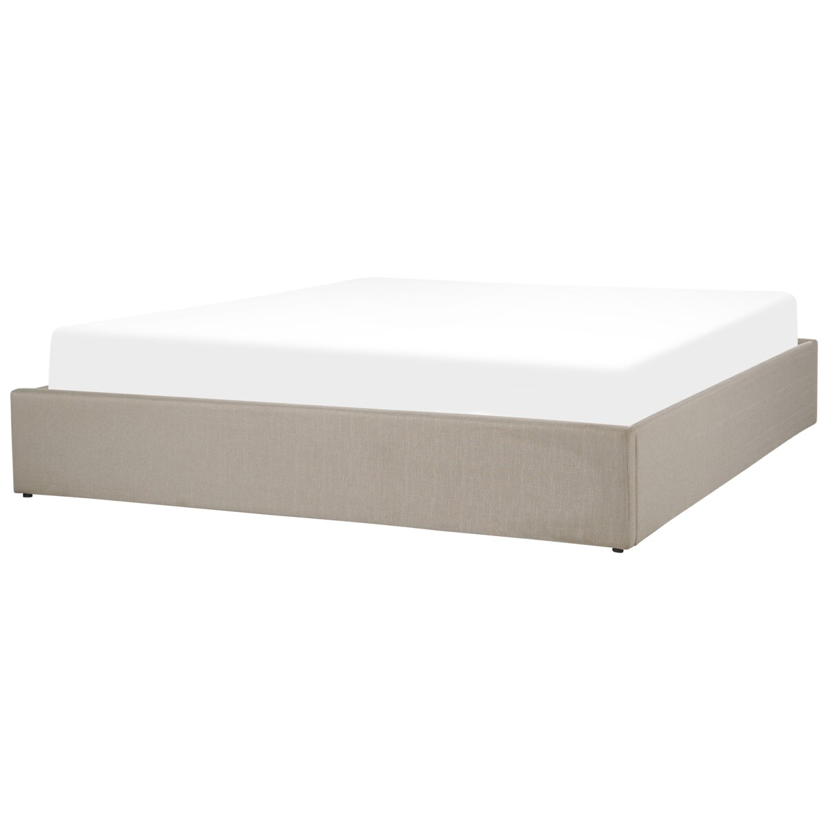 Łóżko z pojemnikiem DINAN 180 x 200 cm Beżowy
