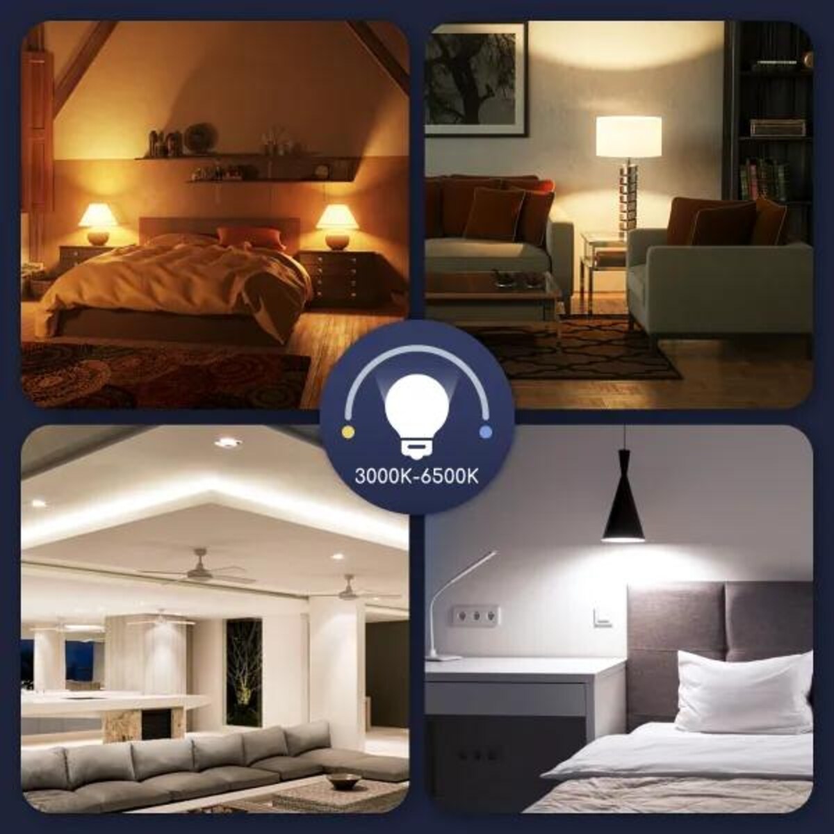 inteligentna żarówka led g45 e14 wi-fi 5w