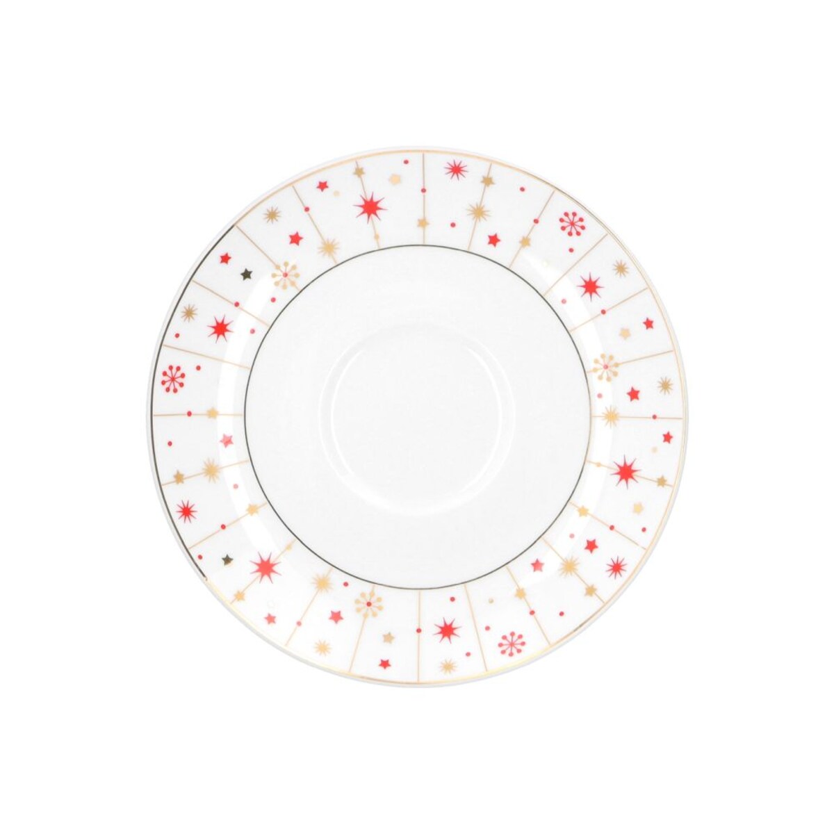 Garnitur śniadaniowy dla 1 osoby 3 el. Yvonne Renifer Czerwony BN02