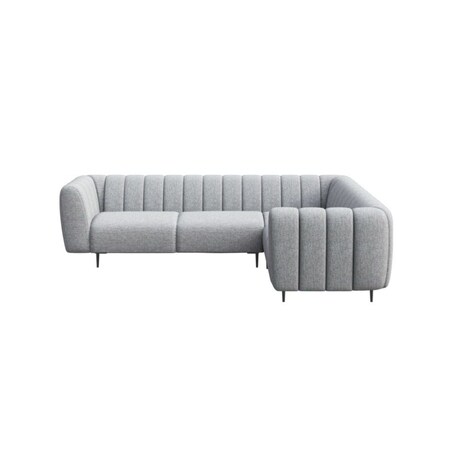Shel Sofa narożna - jasnoszara
