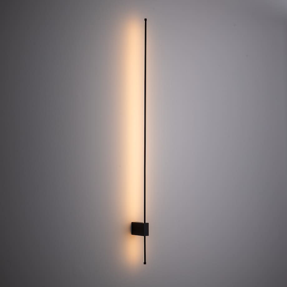 Kinkiet Led Tk Lighting Lixa Liniowe Podświetlenie Ścian Czarny 18W
