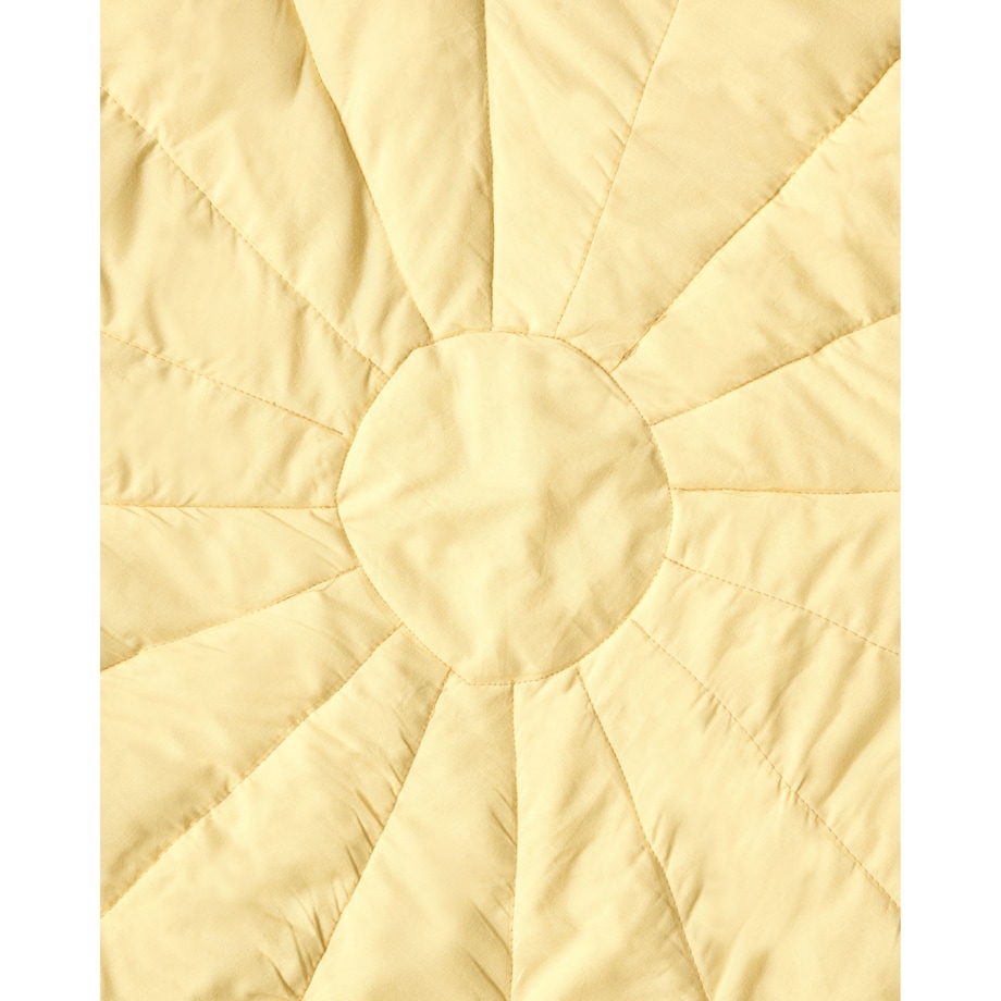 Mata do zabawy kwiat 110 x 110 cm żółta ELIZJUM