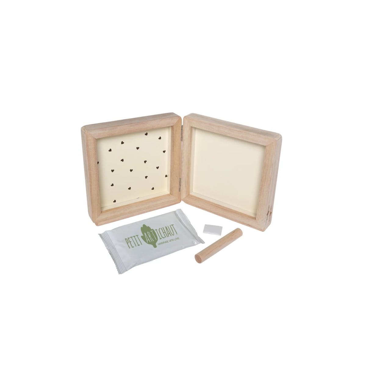 Podwójna ramka na odcisk i zdjęcie Petit Artichaut - Serca