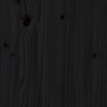 vidaXL Szafka na buty, czarna, 35x35x80 cm, lite drewno sosnowe