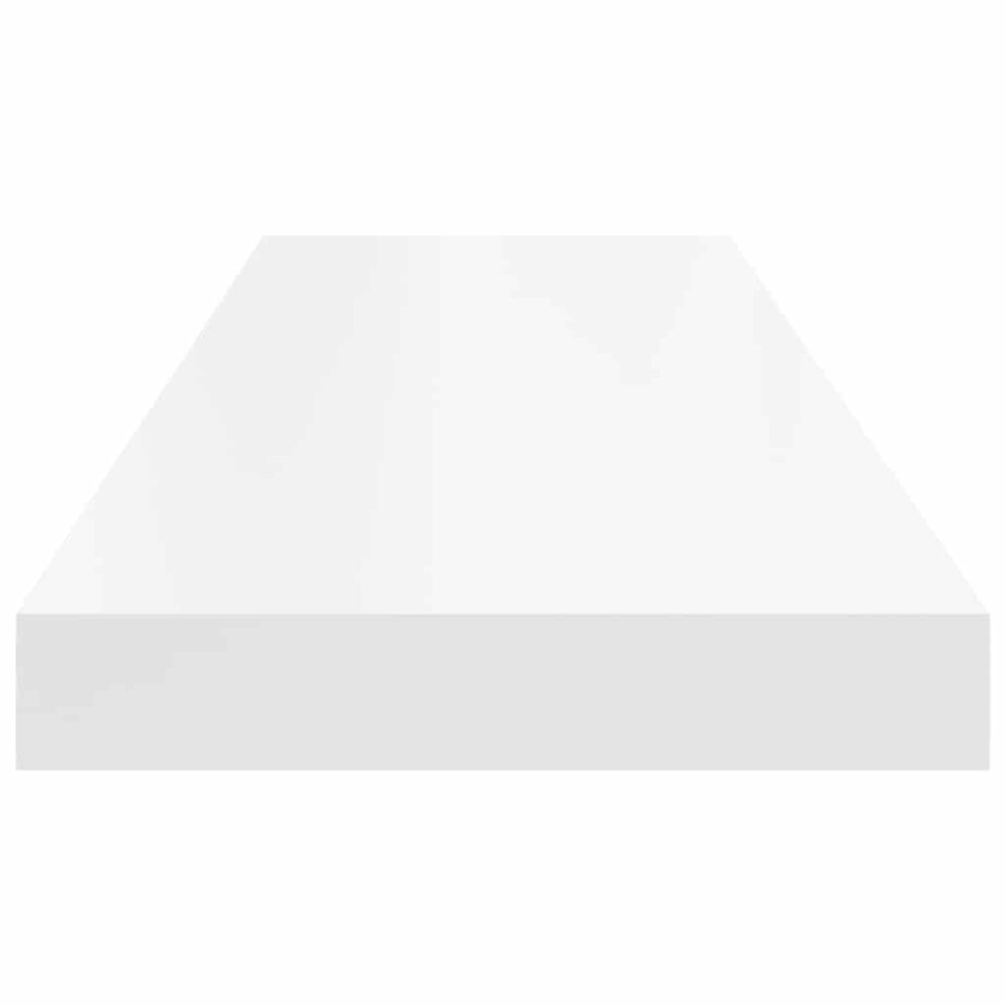 vidaXL Półki ścienne, 4 szt, białe, 80x23,5x3,8 cm, MDF