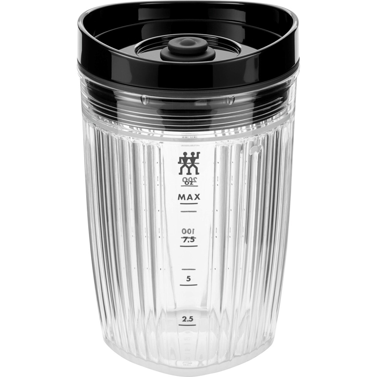 Bidon do blendera z pokrywką próżniową Zwilling Enfinigy - Czarny, 300 ml