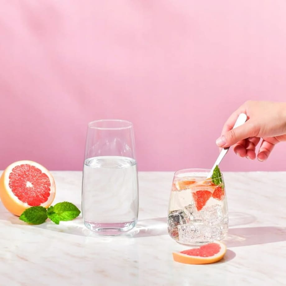 Niskie szklanki KROSNO Modern 6szt 470ml nowoczesne do napojów whisky