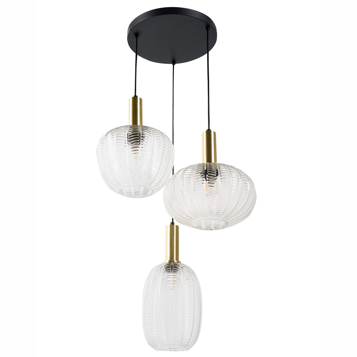 Lampa wisząca NJORO Szkło Przezroczysty